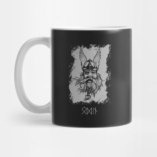 Odin or Wodan Viking Warrior Ragnar Norse Valhalla T-Shirt Mug